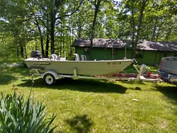 1994 Roughneck Jet Drive boat by OMC. This boat was factory built for the use of a jet drive engine. The engine and...