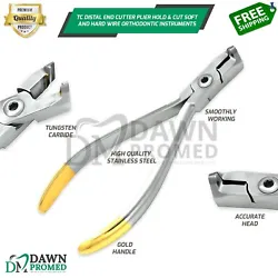The Universal Cut And Hold Distal End Cutters are a sturdy handheld orthodontic tool designed to cut soft wire pins and...