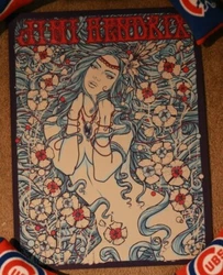 Artist: Godmachine. Print Type: silkscreen print on heavy paper. Signed by artist: Yes.