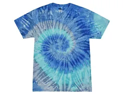 Blue Jerry Tie Dye T-Shirts Kids & Adult Sizes S to 5X Cotton Colortone. Tie dye is a work of art, there are not two...