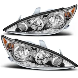 2005-2006 Toyota Camry(only fit for USA Built Model; Dont fit for Japan Built Model). 1 Pair of Headlights (Driver &...