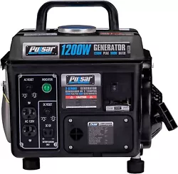 This Pulsar gas 2 Stroke peak 1200W generator has a maximum output of 1200W/60Hz & rated output of 900W/60Hz. It has a...