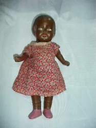 Antique Black Doll Hard plastic.