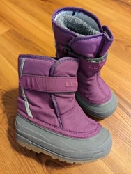 LL Bean Northwoods Winter Rain Snow Boots Bold Lilac Kids Girls Size 9 Toddler.  Good condition, see photos.   Message...
