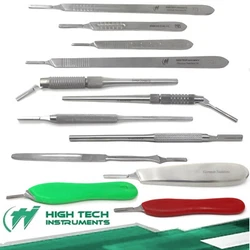 Scalpel Handles are used with a wide range of carbon steel or stainless steel blades. Manufactured from AISI 420...