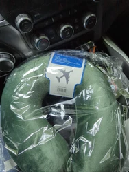 Memory foam neck pillow