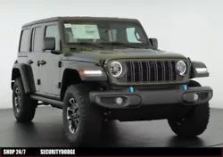 This ALL NEW 2024 Jeep Wrangler Rubicon 4xe is equipped with the 2.0L I4 turbo engine and 8 speed automatic...