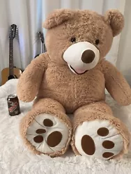 IKASA Giant Teddy Bear Plush Toy Stuffed Animals (Brown, 39 inches). Mint Condition!This large stuffed teddy bear plush...