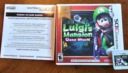 Luigis Mansion: Dark Moon - Nintendo Selects Edition - Nintendo 3DS.   From my personal collection. Works great!