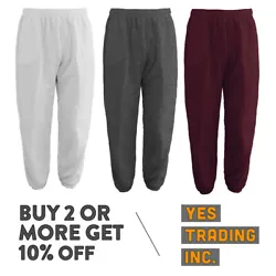 $NEW MENS WOMENS PLAIN FLEECE JOGGER DRAWSTRING SWEAT PANTS Seller would recommend to get one size bigger if you are in...