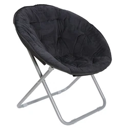 Update your bedroom or dorm with this soft and Faux Fur Saucer Chair. Super comfortable. Add a fun, cozy touch to dorm...