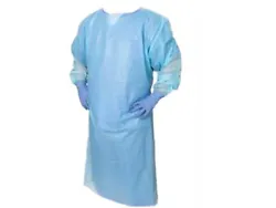 Polyethylene cover gowns are easy to put on and take off with their over the head feature and tie back closure. They...
