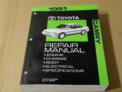 1991 Toyota Factory Repair Manual in very good to excellent condition.. Condition is 