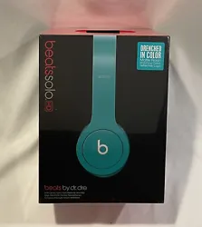 Up for sale is a pair of Beats by Dr. Dre Solo HD Headband Headphones - Teal. These headphones are wired. The...