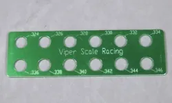 Viper Scale Racing?. HO Slot Car Tools - Compact Tire Gauge -. 324 to. 346. Introducing the official Viper Scale Racing...