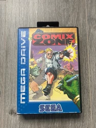 Comix Zone megadrive pal. Avec notice, boîtier cassé aux attaches à l’intérieur.