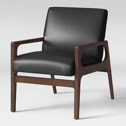 •Wood construction provides durability •Pecan finish adds texture and warmth •Mid-century modern furniture with a...