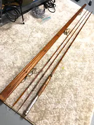 Antique early 1870s Lawson 10 wood salmon fishing rod. This is a beautiful rod seen in Person. it is marked RH Lawson...