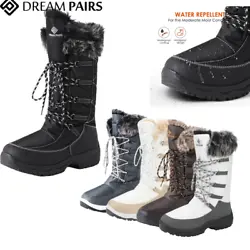 Front lace-up and adjustable stylish slouch with ankle buckle strap let your create a secure fit. Durable Water And...