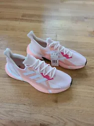 Adidas Womens X9000L4 Running Shoe - size 12 US peach pink white fw8407.