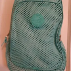 Eastsport MultiPurpose Mesh Backpack W/Front Pocket Adjustable Straps Green Teal