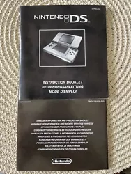 Notice Nintendo DS Console EUR Tres Bon état.