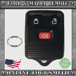 New Keyless Entry Remote Fob For. This remote fits most Ford made vehicles that have keyless entry system, If your...