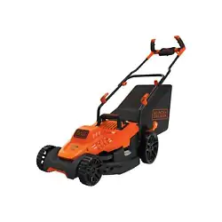 BEMW472BH Mower. Winged blade for 30% better clipping collection. Comfort grip designed for ease of use.