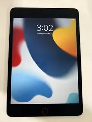 Apple iPad mini 4 128GB, Wi-Fi, 7.9in A1538 Space Gray SGPS Tablet MK9N2LL/A 184. **Back will have where laser etched...