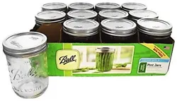 Experience the versatility of Ball Glass Mason Jars with Lids & Bands. These 16 oz. Wide mouth mason jars are also an...