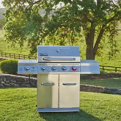 We always chase great flavors. High-powered Burners: This stainless steel gas grill has3 main burners (10,000 BTU...