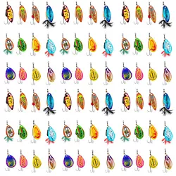 72pcs x Fishing Lures. They can also be used in salmon, pike, walleye, Northern pike, perch, crappie fishing. They are...
