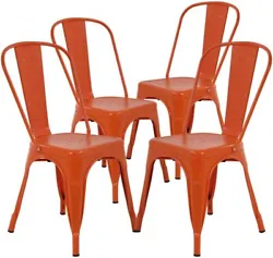 The unique design of the stackable chair saves you more space. Easy to clean, and suitable for a wide range of occasion...