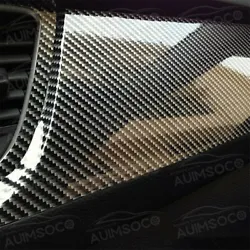 1pc 7D Carbon Fiber Vinyl Film Wrap Sticker. Move away the transfer film carefully;. Otherwise deal is final. Use a...