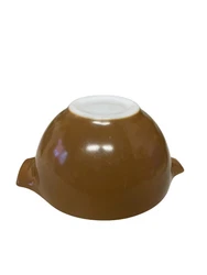 Vintage Pyrex Town & Country 441 Brown Cinderella Bowl 1-1/2 Pint Excellent.