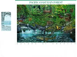 Scott Number: #3378. Stamp: 33c Pacific Coast Rain Forest. Cachet: Artmaster. I am a stamp collector, not a dealer! I...