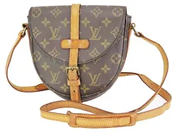 LOUIS VUITTON Chantilly PM Shoulder bag. Louis Vuitton monogram canvas and leather. Monogram canvas has discoloration,...