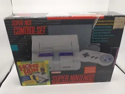 Super Nintendo Entertainment System SNES Complete in Box Tested Working. Ships Economy Shipping. No games, additional...