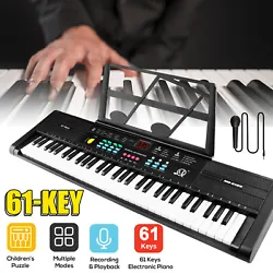 The kids could creat his own music by this music keyboard piano. the electronic keyboards piano bring lots of fun for...