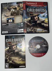 Call of Duty 2: Big Red One (Sony PlayStation 2 PS2) Complete W/ Manual Tested. Tested and working played for an hour...