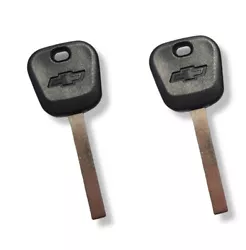 2 Replacement Car Key Fits 2014 2015 2016 2017 2018 for Chevrolet Silverado, Colorado .Has chip. Key most commonly used...