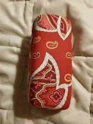 Vera Bradley Eyeglass Case Red Pink Piccadilly Clamshell Sunglasses Hard Large. In great condition. No rips, scratches,...
