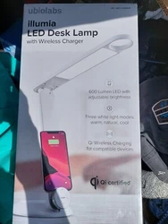 Illumia Desk Lamp With Wireless Charger.