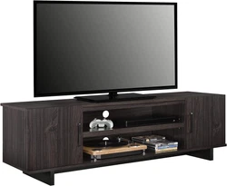 The Stand accommodates most flat screen TVs up to 65” wide or 120 lbs. The low profile adds stability to the Stand...