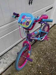 Kent 18 In. Sweetness Girls Bike Purple Pink and Blue.
