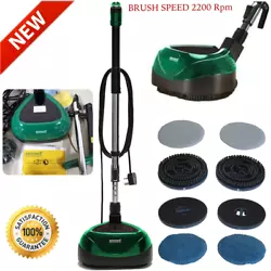 Brush Speed (Rpm): 2200 Rpm. Protective Bumper. Light Weight.