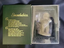 This rare and collectible Department 56 Snowbabies figurine is perfect for any Christmas enthusiast.  Made in Taiwan...