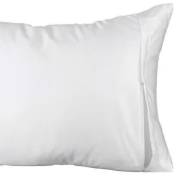 TIGHT WEAVE HIGHLY PROTECTIVE: Because of their very tight weave and generous thread count these pillow protectors...