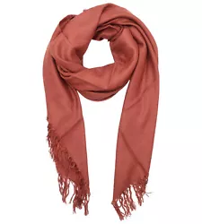 Color/Pattern: Solid Redwood. Style: Scarf, Shawl, Wrap. This scarf is a Deep Dusty Pink. Care Instructions: Dry Clean...