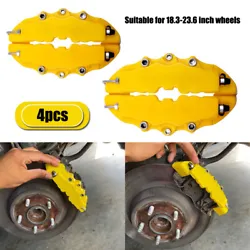 2 x Small caliper cover (rear caliper). Basically as long as the brake disc cover size can be larger than the size of...